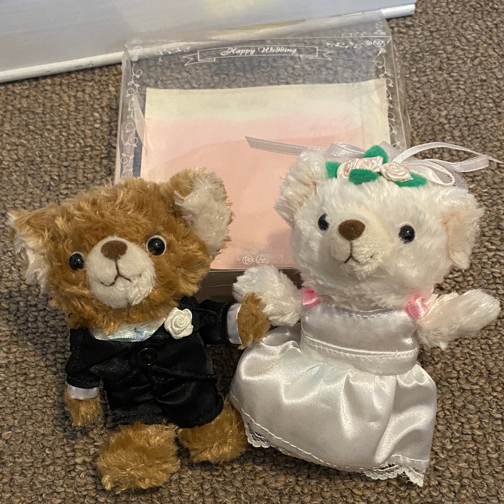 Wedding Teddy Bear Couple Set